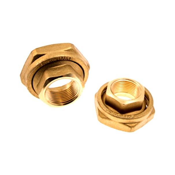 Детали присоединительные латунь Ду25 G 1 1/2"xRp 1" ВР (комплект) для циркуляционных насосов DAB 547121140 015-2986 Ду 25 мм