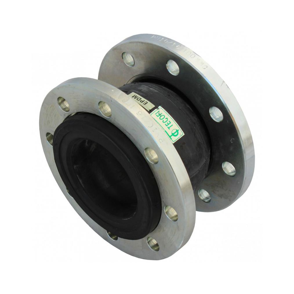 Компенсатор резиновый антивибрационный NBR DI7240NI Ду 80 Ру10/16 фл L=135мм Tecofi DI7240NI-0080 033-3571