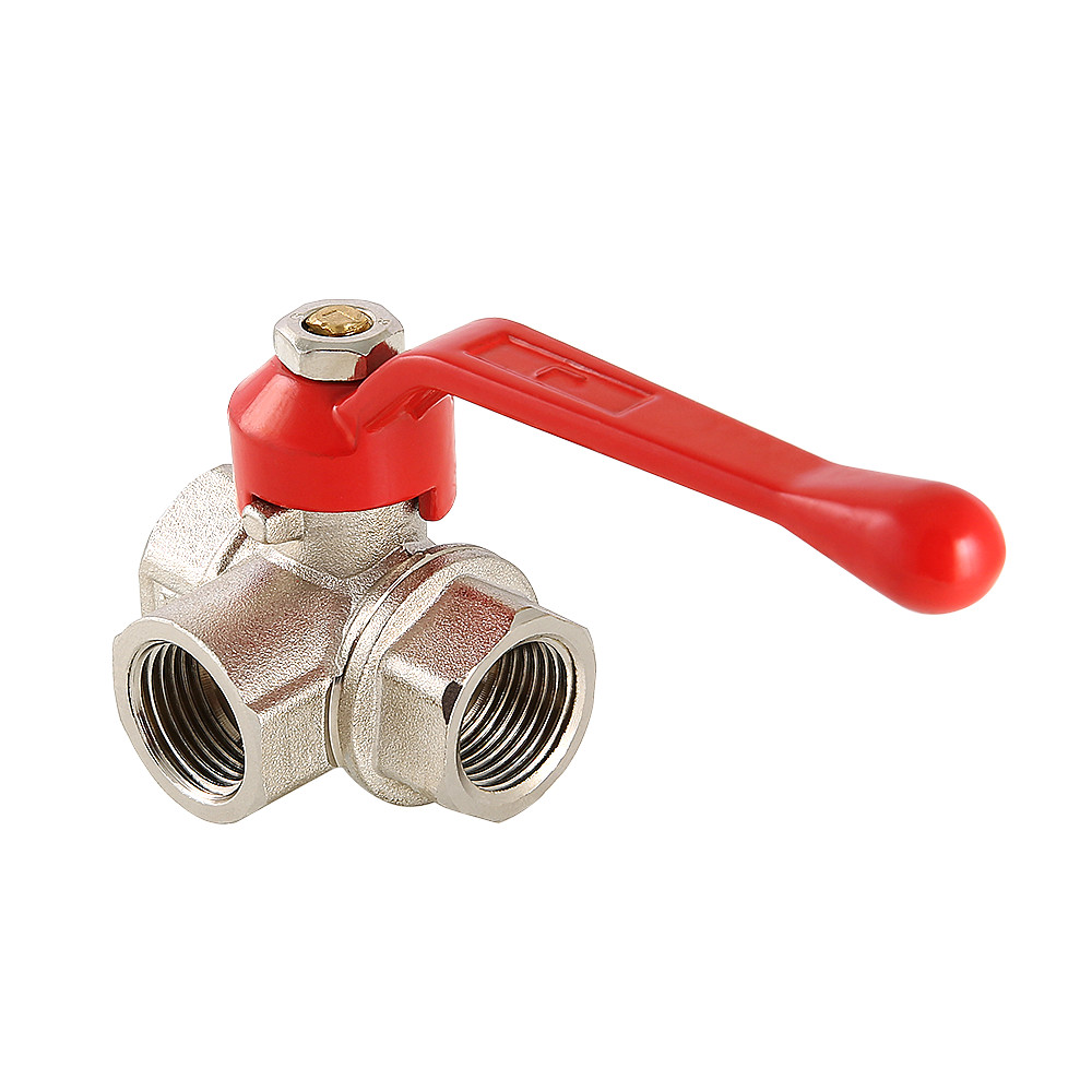 Кран шаровой трехходовой, тип L VALTEC VT.360.N.04