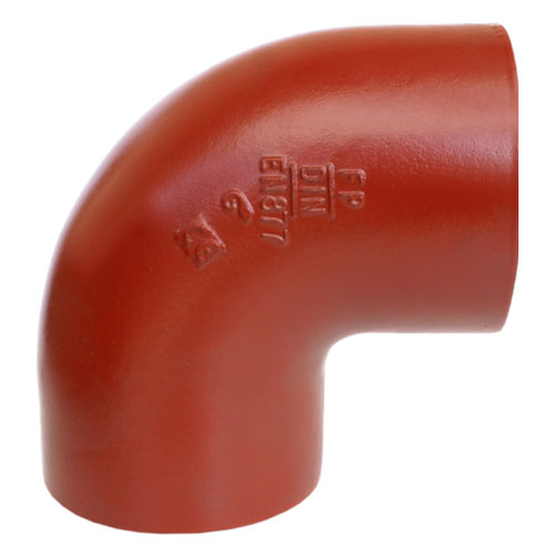 Отвод чугун SML Ду 80х88гр б/растр FP PREIS 13876 Ду Ду 80 мм