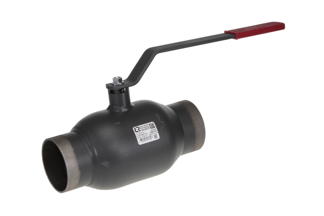 Ридан RJIP Standard 065N9608R — Кран шаровой WW DN100 PN16 (приварной, с рукояткой, стандартный проход) Ду 100 мм