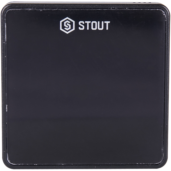 STOUT Беспроводной датчик температуры пола C-8f, черный STE-0101-007002