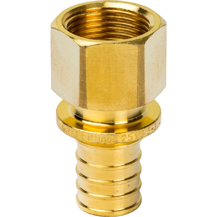 STOUT Переходник с внутренней резьбой 25xG 3/4" для труб из сшитого полиэтилена аксиальный SFA-0002-002012