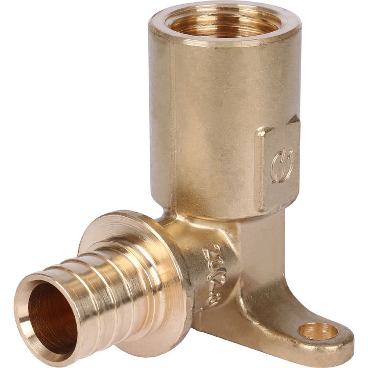 STOUT Угольник настенный с длинным нарезным патрубком 20-Rp 1/2" SFA-0020-000020