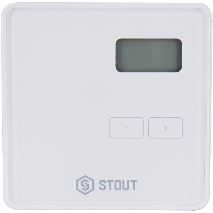 STOUT Проводной комнатный двухпозиционный регулятор ST-294v1, белый STE-0101-001006