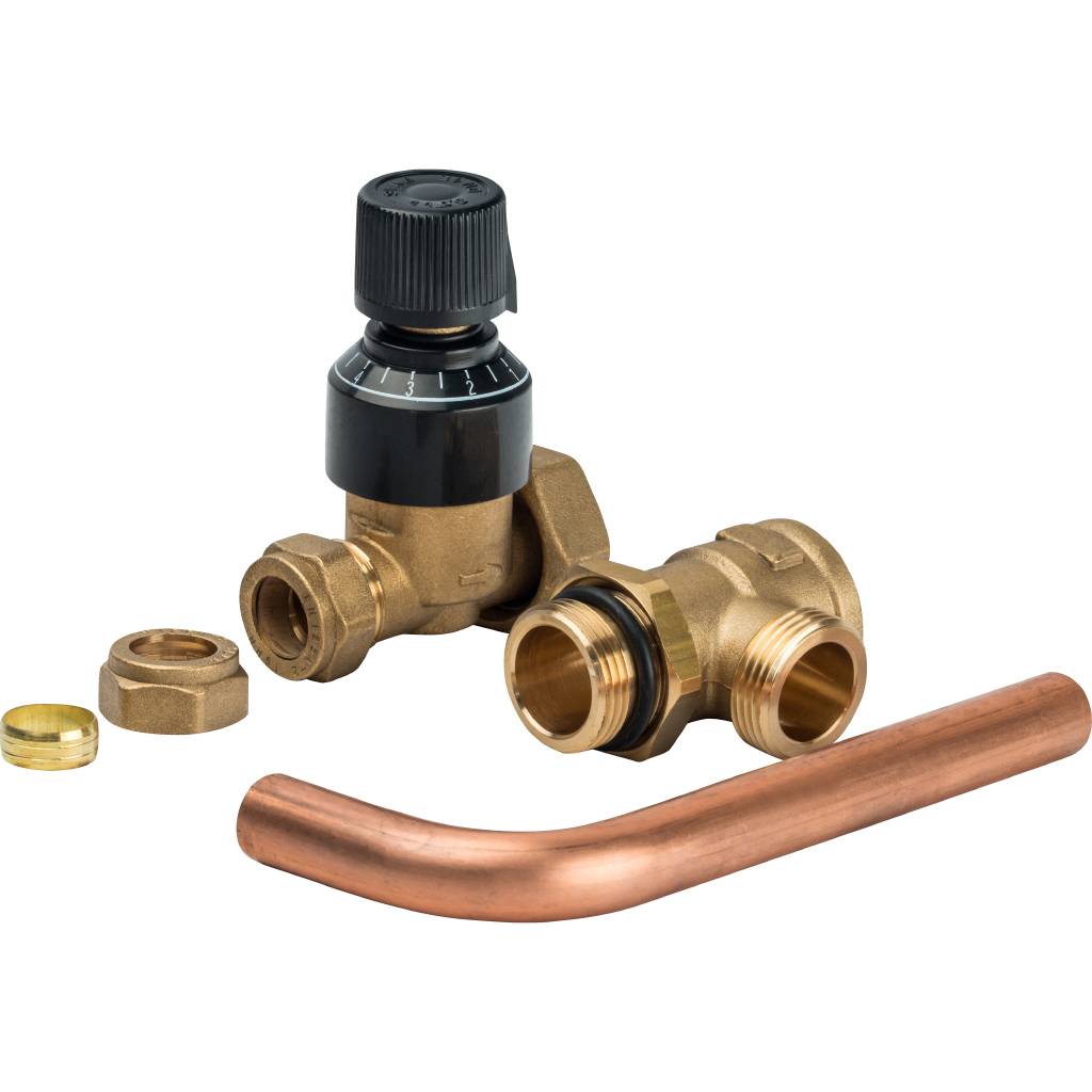 STOUT SDG-0019 Байпас для насосно-смесительного узла SDG-0120-001000, SDG-0120-001002, G 3/4” - Rp 3/4” SDG-0020-003002