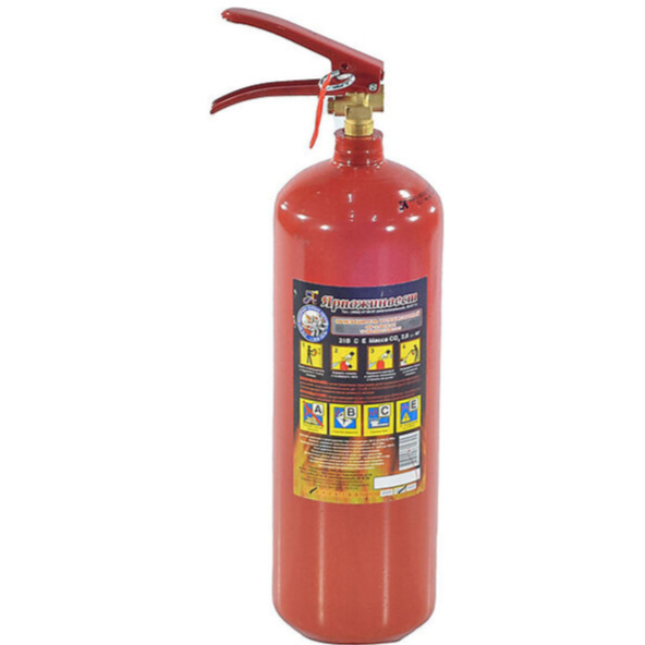 Огнетушитель углекислотный ОУ-2 ВСЕ Дн 114 Ярпожинвест 016-1275