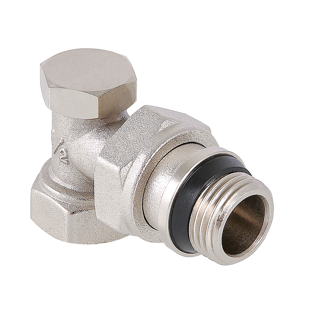 Клапан настроечный угловой с дополнительным уплотнением VALTEC VT.019.NR.04