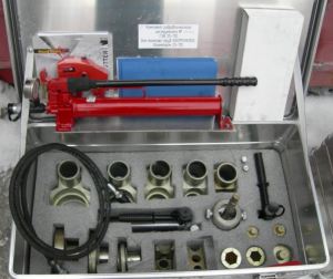 Комплект гидравлического инструмента монтажа труб Изопрофлекс 25-110 132-6380