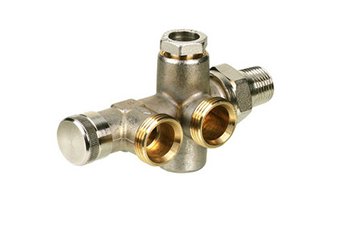 Присоединительная деталь Danfoss RA-КW с запорным краном (С2) 013G3369