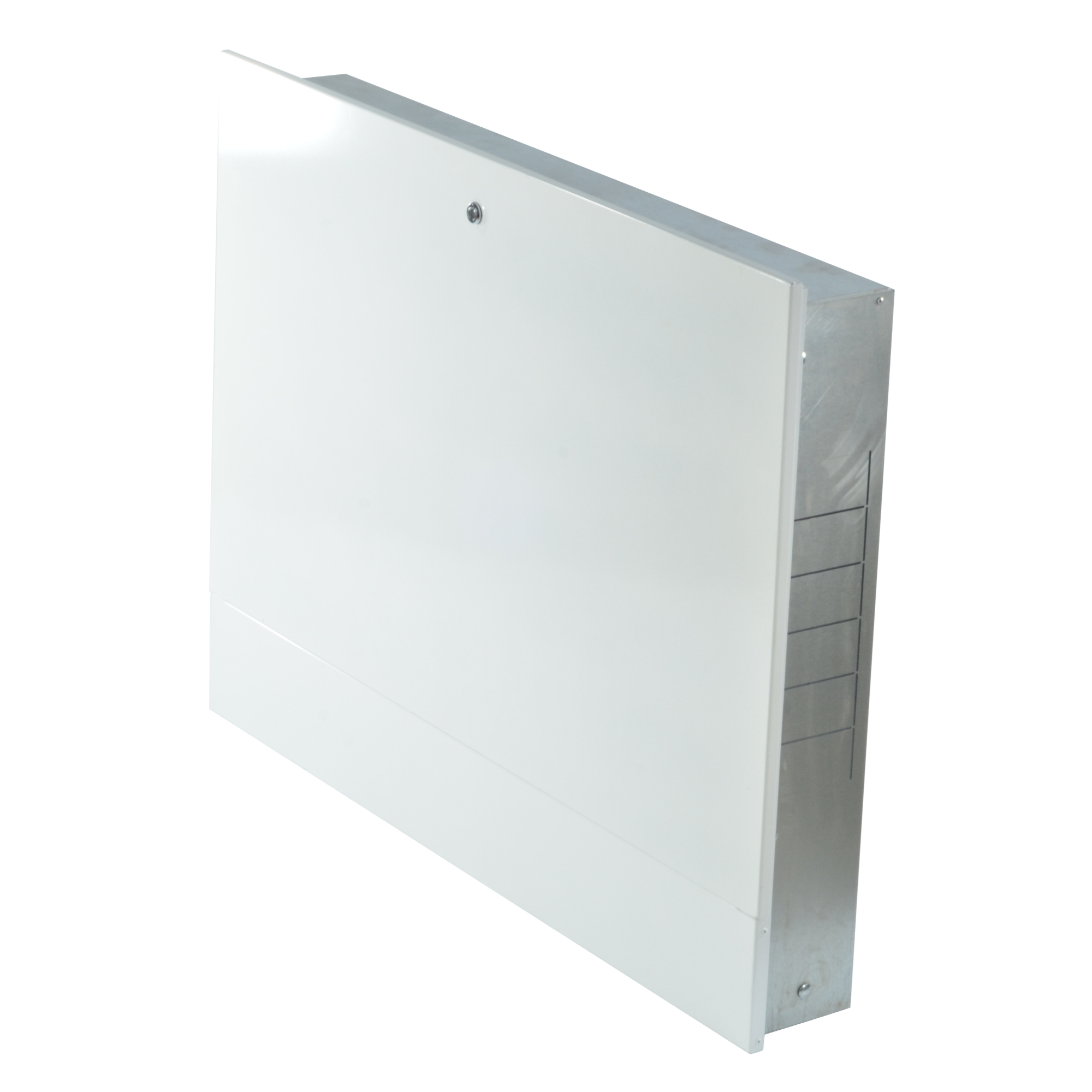 Шкаф коллекторный встраиваемый сталь ШРВ-2 (ЛАЙТ) 550х120х648-708мм ФАЭКС 040-4341