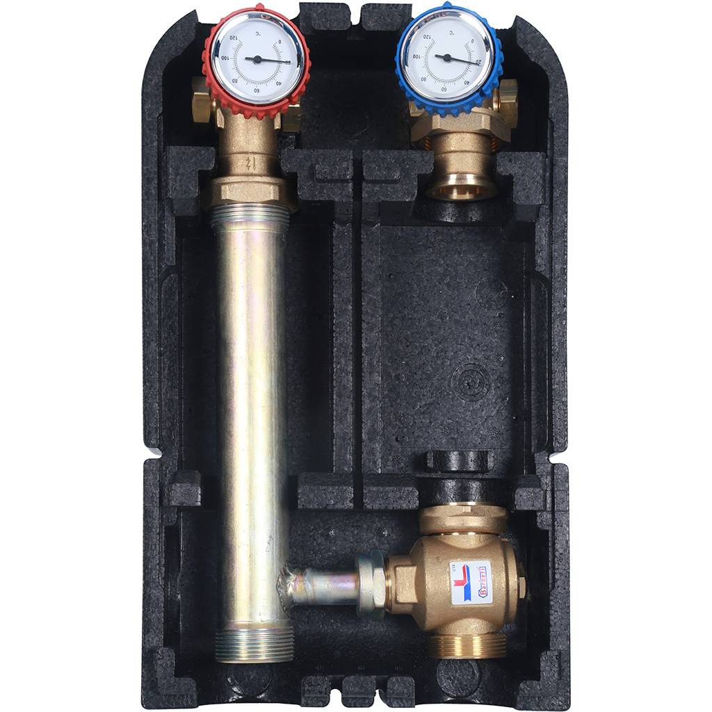 STOUT SDG-0014 Насосная группа для твердотопливных котлов 1" без насоса SDG-0015-002501