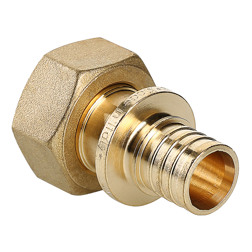 Фитинг аксиальный универсальный – фитинг надвижной с накидной гайкой VALTEC VTm.422.BG.002005