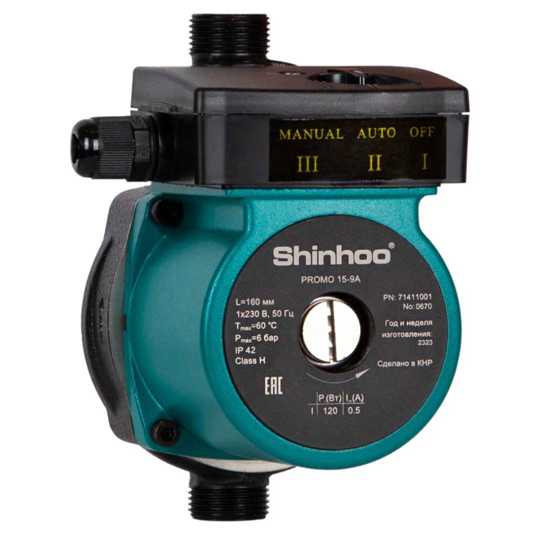 Насос повысительный PROMO 15-9A PN6 1х230В/50 Гц Shinhoo 71411001 215-3103