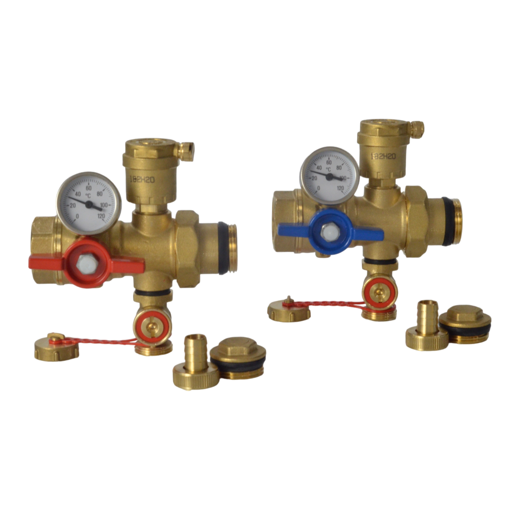 Комплект многофункциональных кранов ВР/НР Ду1 1/4" R269T Giacomini R269TY036 217-6609