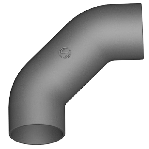 88° Удлиненный отвод из двух колен 44° S-KML DN 150 26152 Ду 150 мм