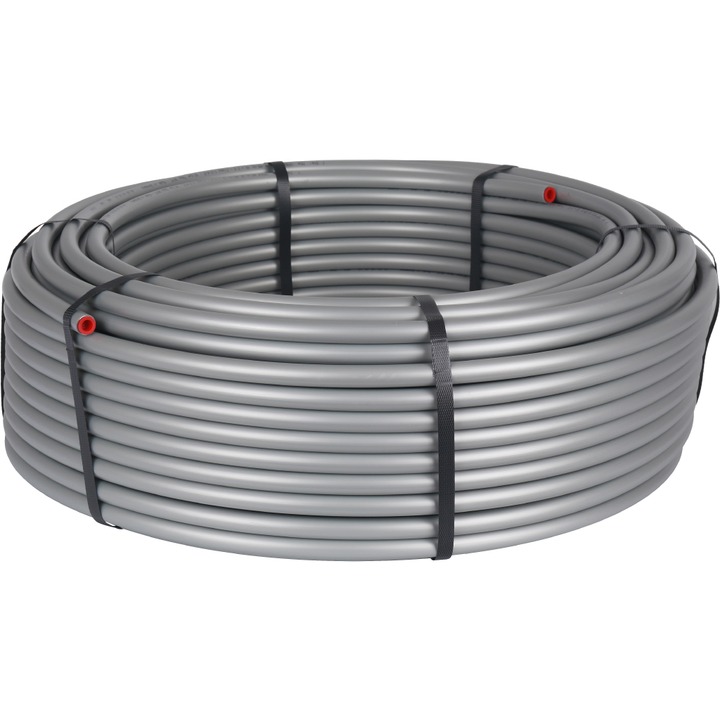 STOUT 16x2,6 (бухта 100 м) труба стабильная PE-Xc/Al/PE-Xc, серая SPS-0001-001626