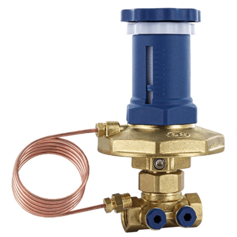 Клапан балансировочный автомат латунь Ду 15 Ру16 Тмакс=110 оС ВР Kvs=2.24м3/ч без ниппелей OR 0610.015 Ду 15 мм