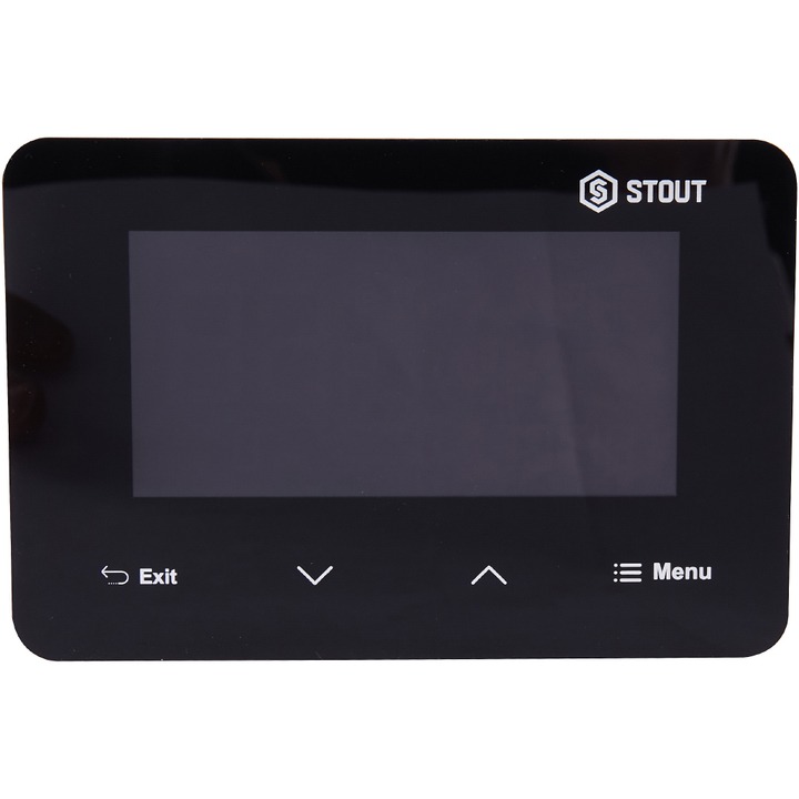 STOUT Беспроводной комнатный двухпозиционный регулятор ST-293v2, черный STE-0101-010000