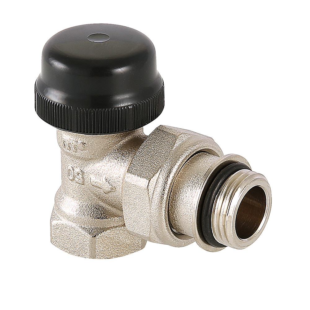 Клапан термостатический угловой с преднастройкой VALTEC VT.037.N.05