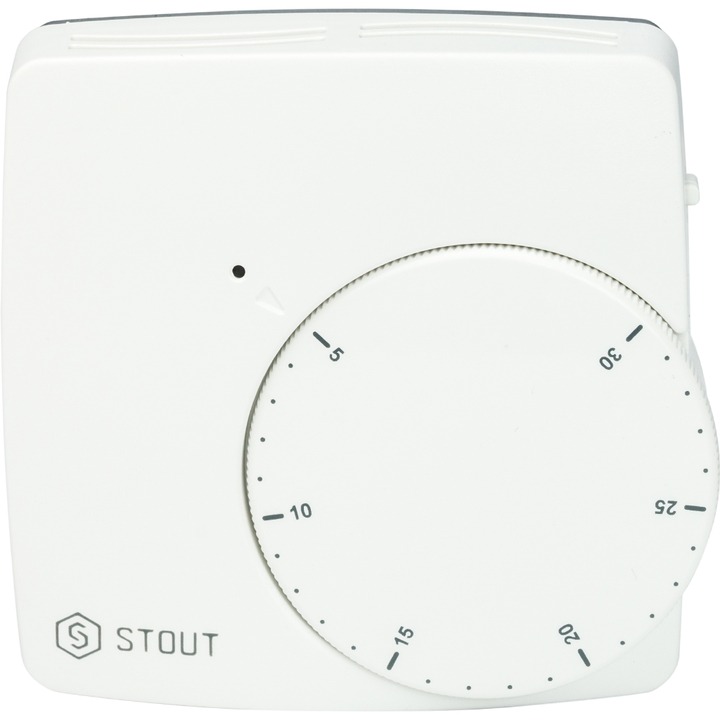 STOUT STE-0002 Термостат комнатный электронный WFHT-DUAL включ. дистанционный датчик «в пол» L=3 м STE-0002-000003