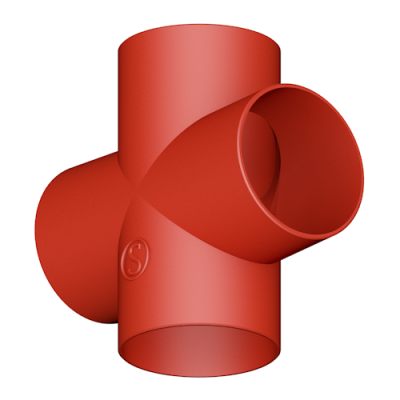 88° Крестовина S-SML DN 100х100х100 80004