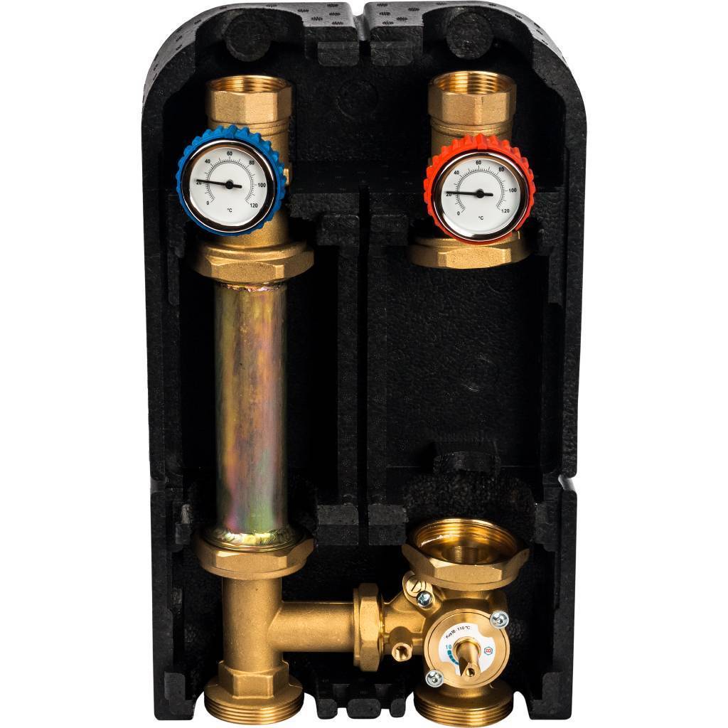 STOUT SDG-0007 Насосная группа со смесителем 1" без насоса DN 32 SDG-0007-003201