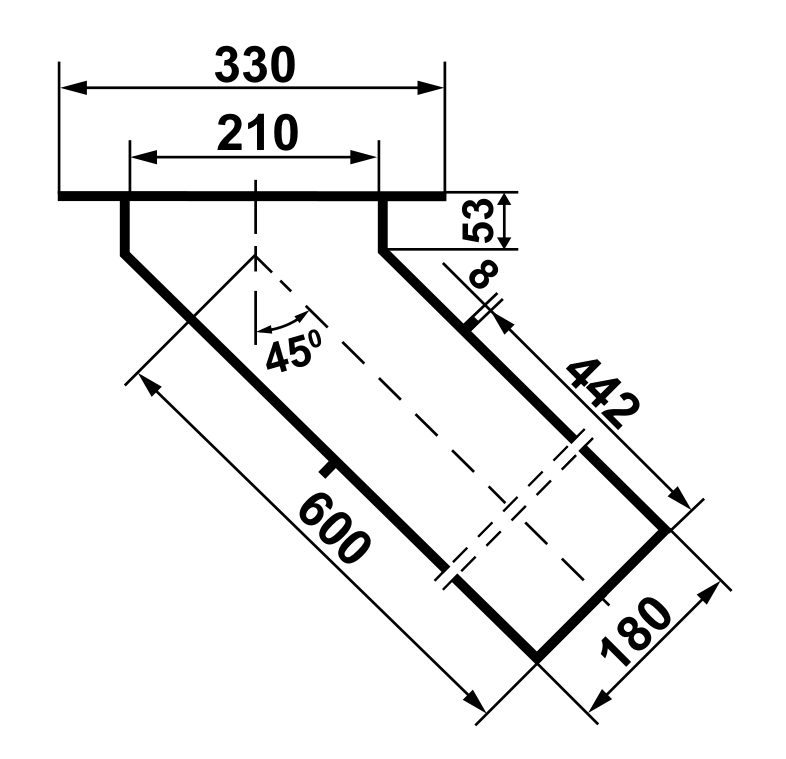 Прочистные патрубки для промывки трубопровода под давлением S-BML DN 150 40101 Ду 150 мм