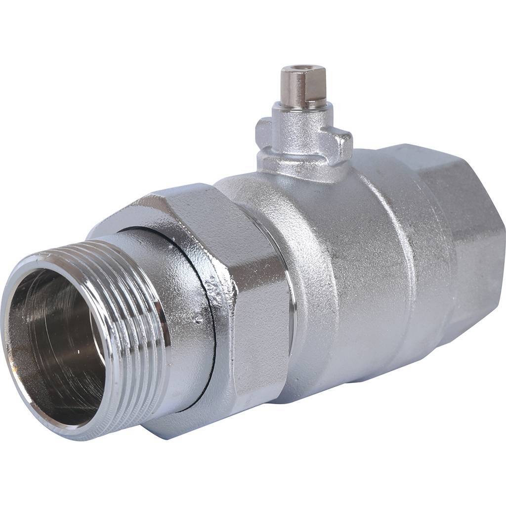 STOUT Шаровой 2-ходовой зональный клапан НВ 1 1/4*1 1/4 SVM-0072-200132 Ду 32 мм