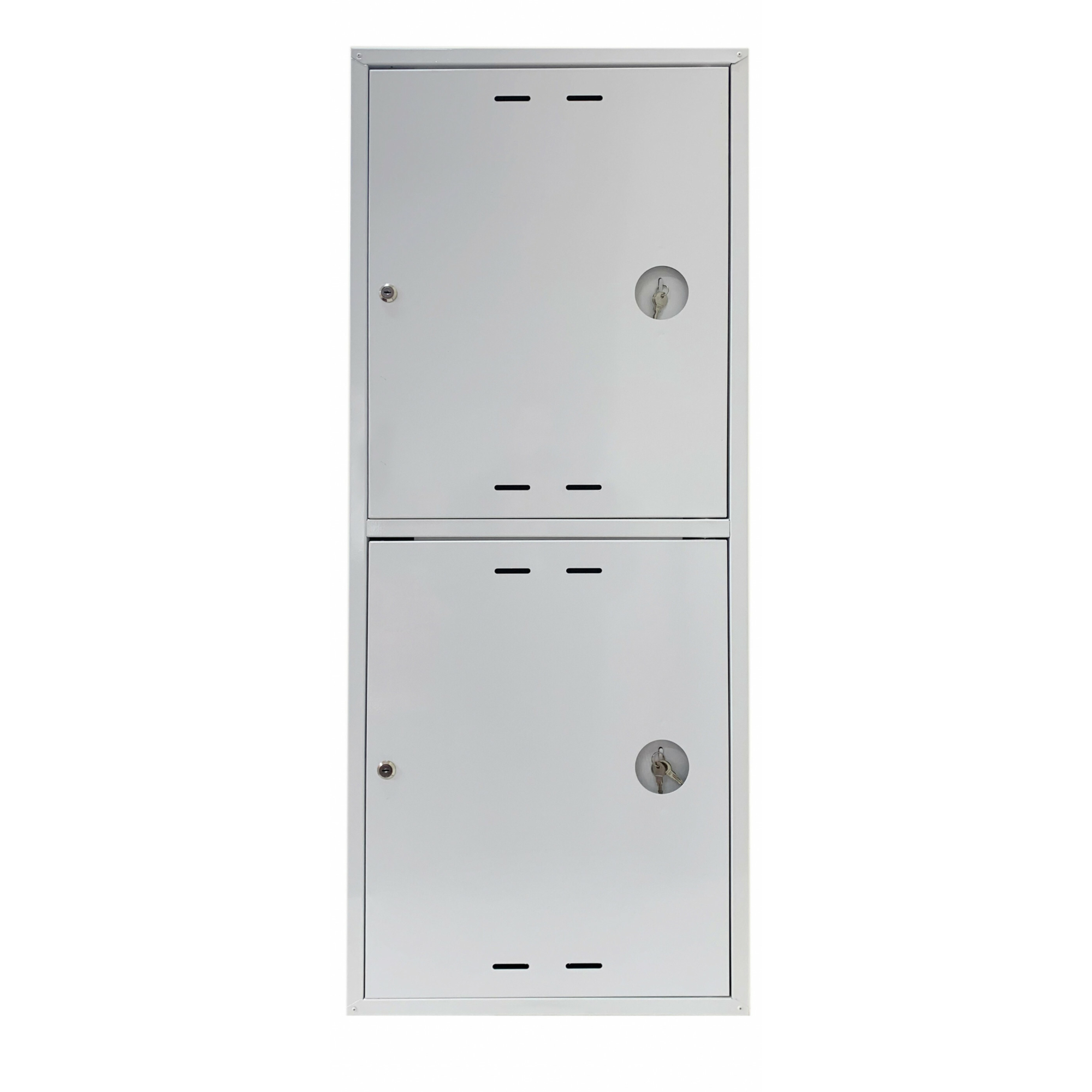 Шкаф пожарный навесной закрытый ШПК 320 НЗБ универсальный с замком 1265х520х230 белый ФАЭКС 016-1499