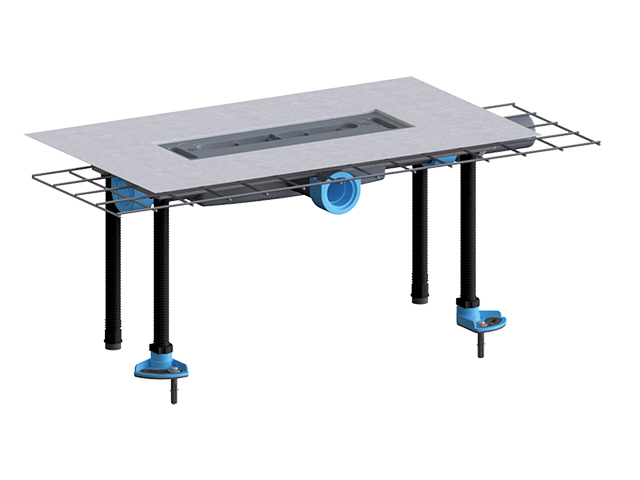 Корпус плоского душевого лотка InFloor HL53KFC Ду DN40 мм