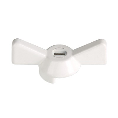 Ручка-бабочка для крана белая VALTEC VT.220.W.04