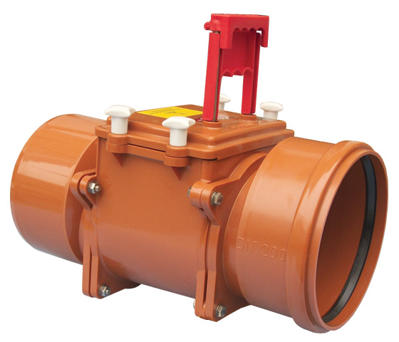 Механический канализационный затвор HL720.1 Ду DN200 мм