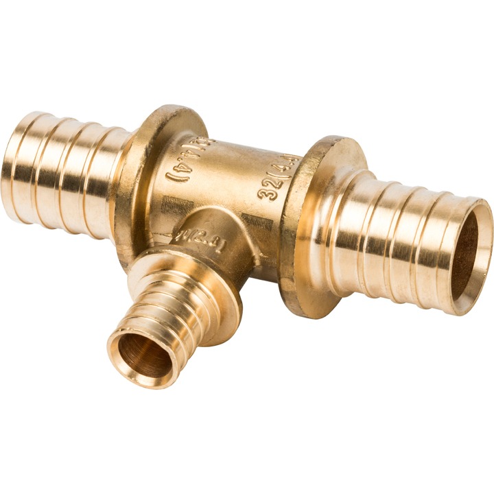 STOUT Тройник переходной 32x20x32 для труб из сшитого полиэтилена аксиальный SPX-0001-003244