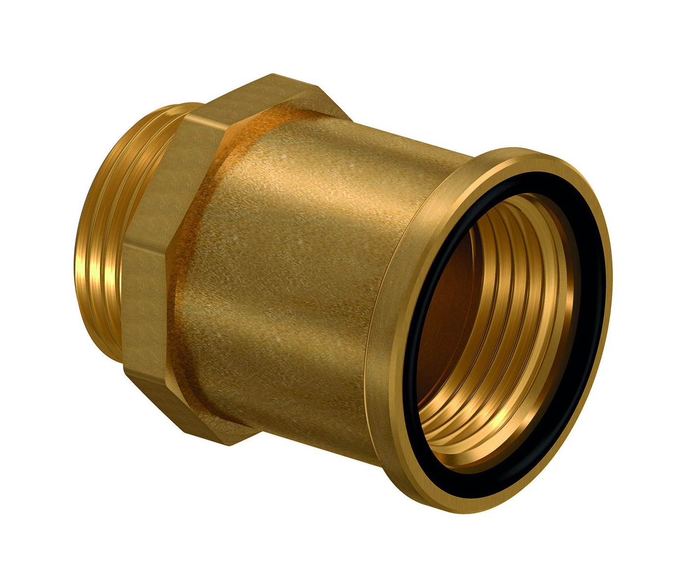 Муфта места крепления латунная WIPEX, ВР/НР, Uponor 1018302