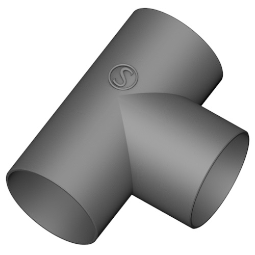 88° Тройник S-KML DN 100х100 81012 Ду 100/100 мм