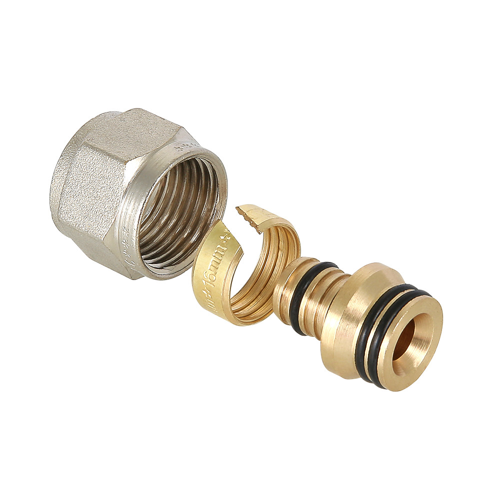 Фитинг коллекторный обжимной для металлополимерной трубы VALTEC VTc.710.N.1604