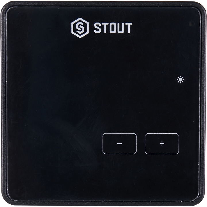 STOUT Проводной комнатный регулятор R-9z, черный STE-0101-029521