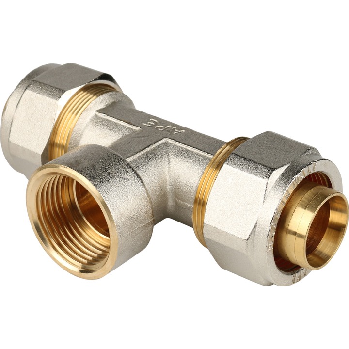 STOUT Тройник-переходник с внутренней резьбой 1&quot;x32 для металлопластиковых труб винтовой SPM-0002-053230