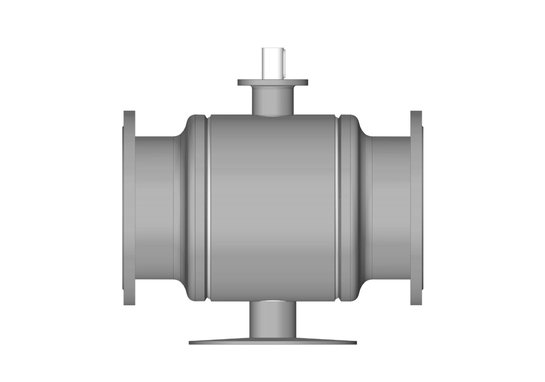 Ридан RJIP Premium 065N0382GR — Кран шаровой FF DN500 PN25 GF (фланцевый, под привод, стандартный проход) Ду 500 мм