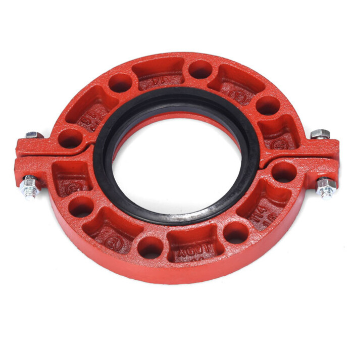 Фланец накидной разъемный грувлок ковкий чугун XGQT14 Ду65 (Дн76) Ру16 JIANZHI 016-4112 Ду Ду65 (Дн76) мм