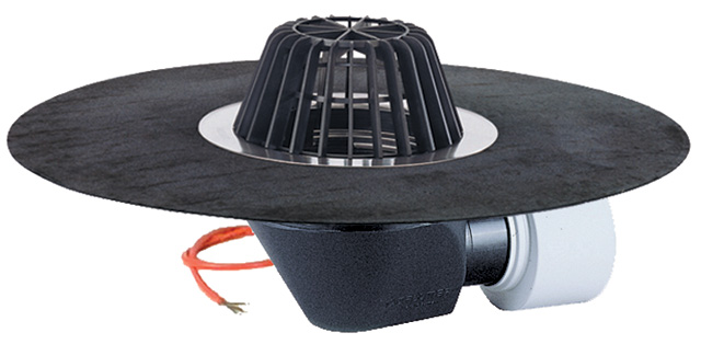 Кровельная воронка HL64.1H Ду DN75/110 мм