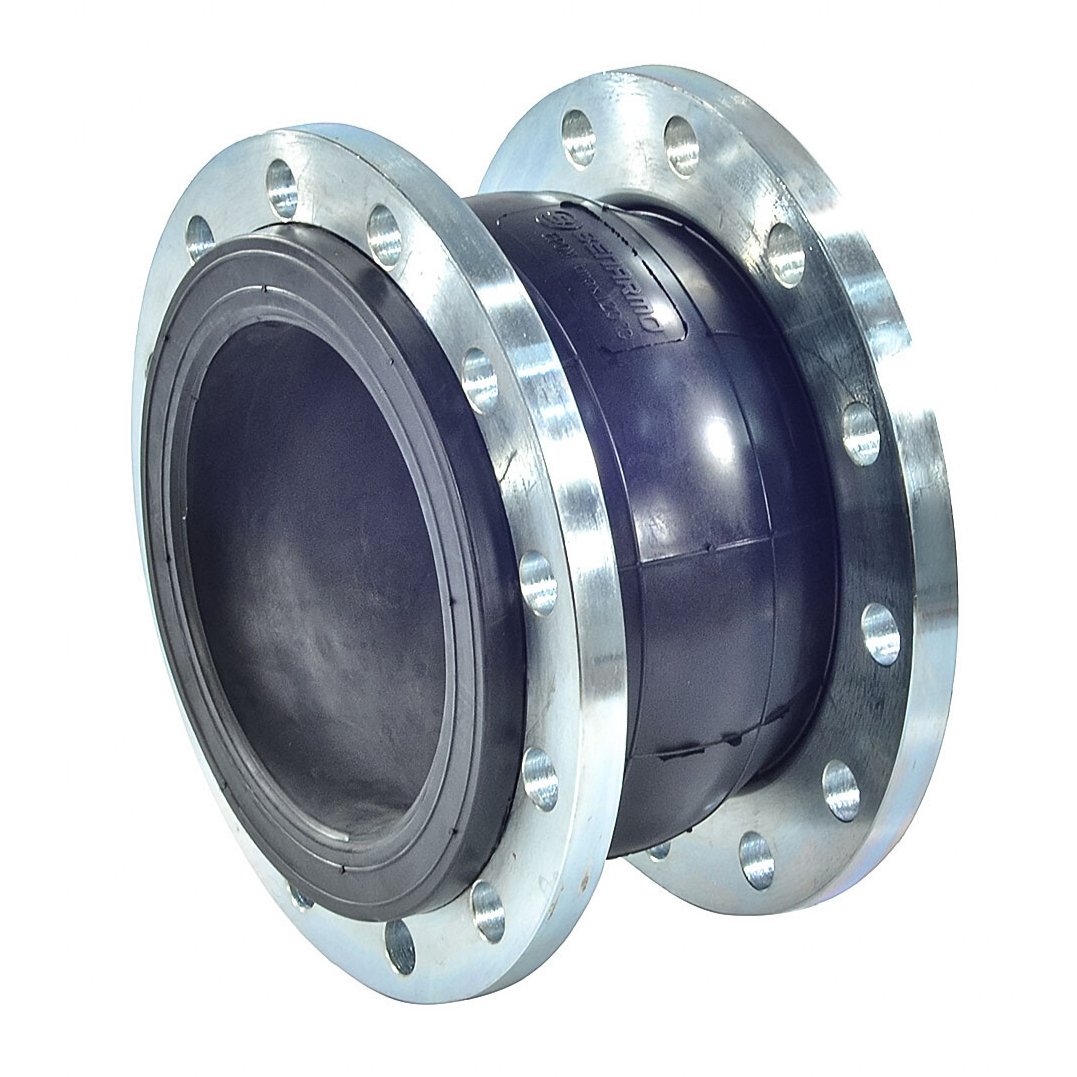 Компенсатор резиновый антивибрационный EPDM Ду 500 Ру25 фл L=255мм Benarmo сжатие/растяжение 30/14 мм 033-6693