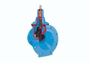 Упругозапирающаяся клиновая задвижка с фланцами разных диаметров Ду 100/65 - 300/250 мм