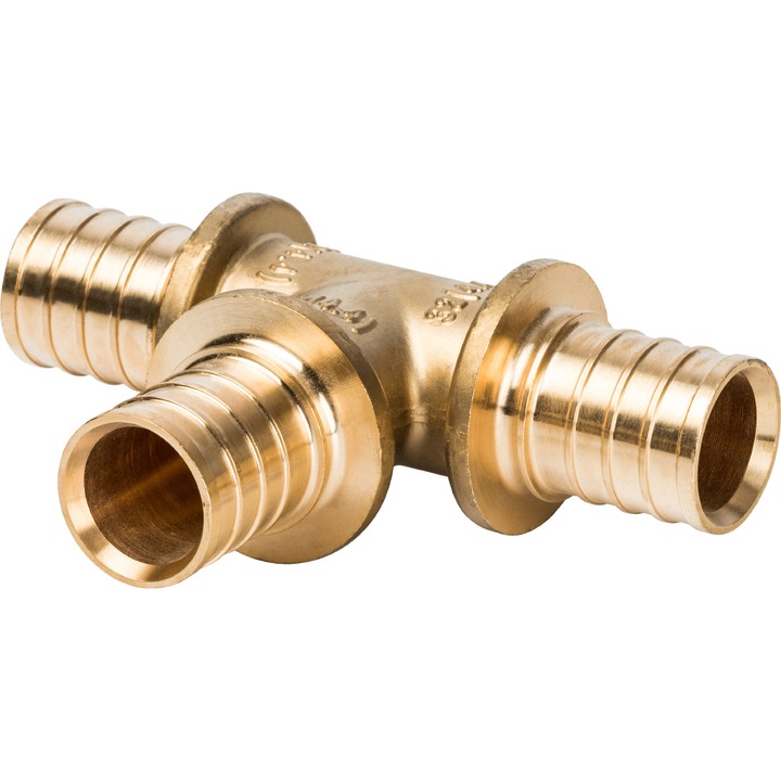 STOUT Тройник равнопроходный 32x32x32 для труб из сшитого полиэтилена аксиальный SFA-0020-000032