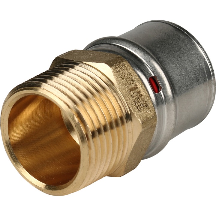 STOUT Переходник с наружной резьбой 1"х32 для металлопластиковых труб прессовой SPM-0002-053230