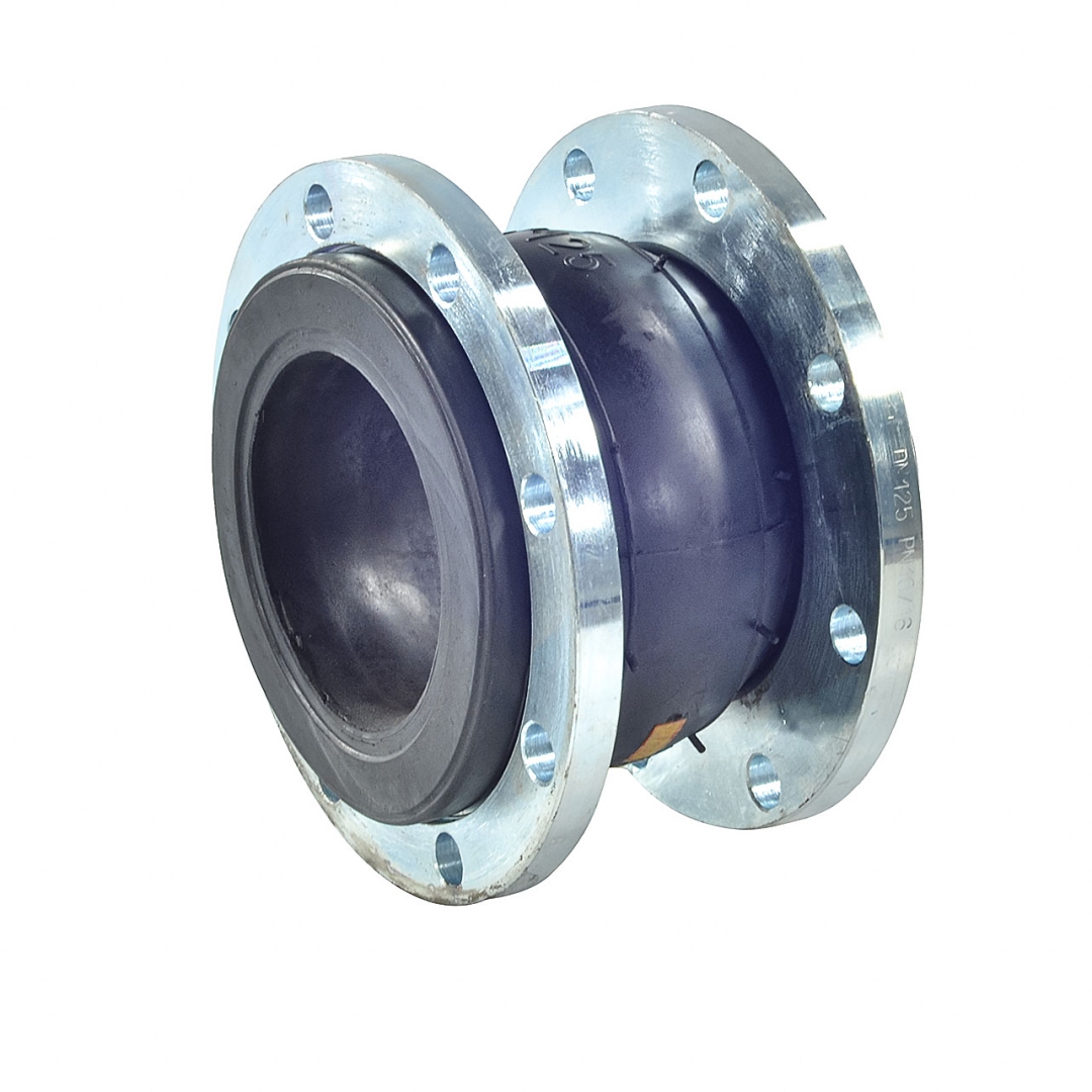 Компенсатор резиновый антивибрационный EPDM Ду 80 Ру10/16 фл L=135мм сжатие/растяжение 15/8 мм RMCX 129-1945