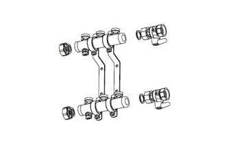 Распределительный коллектор REHAU HLV для систем радиаторного отопления