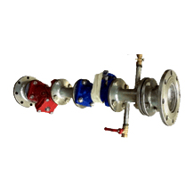 Водомерный узел в сборе из стальной трубы ВГП одно веточный ДУ100