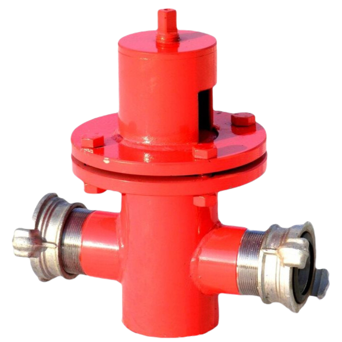 Гидрант пожарный надземный приварной сталь Дорошевского ГМ-80 без ГМ ГИДРОПРОМ-СПБ 016-3567